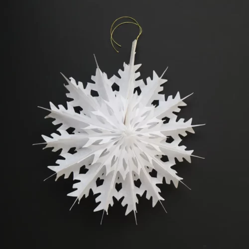 paper snowflake spike small by petra boase