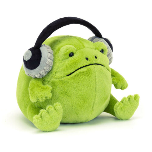 ricky rain frog headphones by jellycat