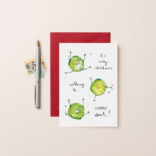 Sprout about card by Louise Mulgrew