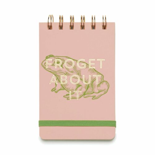 vintage sass spiral notepad froget about it