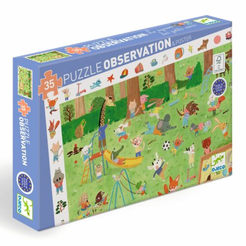 Puzzle observation little friends'garden by Djeco