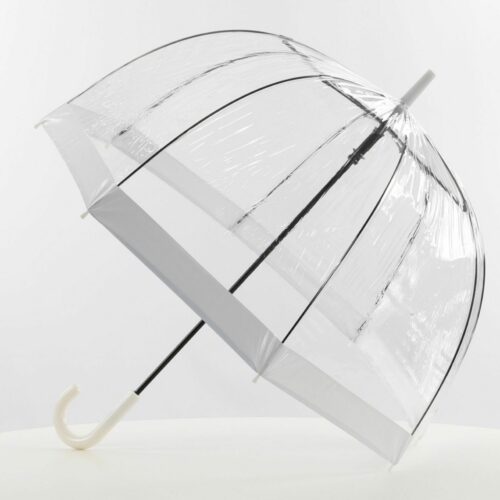 Clear dome umbrella white by Soake