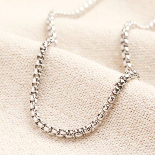 men's stainless steel chain necklace by Lisa Angel