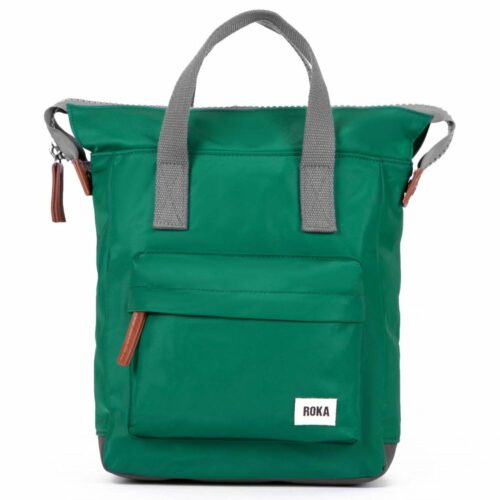 roka bantry b small backpack recycled nylon emerald