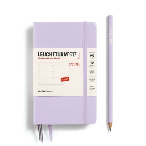 weekly planner pocket 2025 lilac by Leuchtturm1917