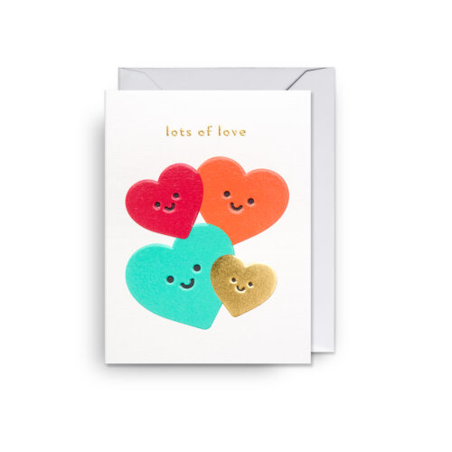 Lots of love mini card by Lagom Design