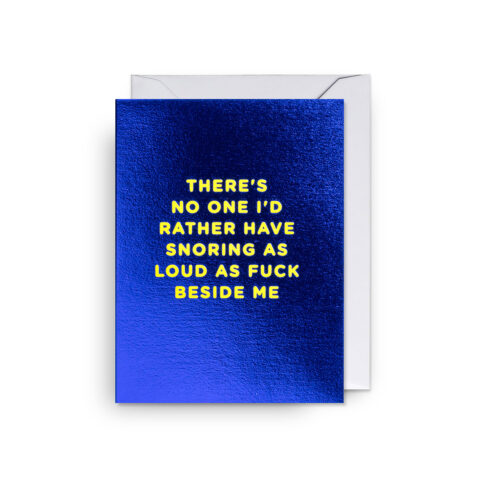 There's No One I'd rather Be with Mini Card by Lagom Design