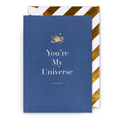 You're my universe greeting card by Charm by Lagom Design