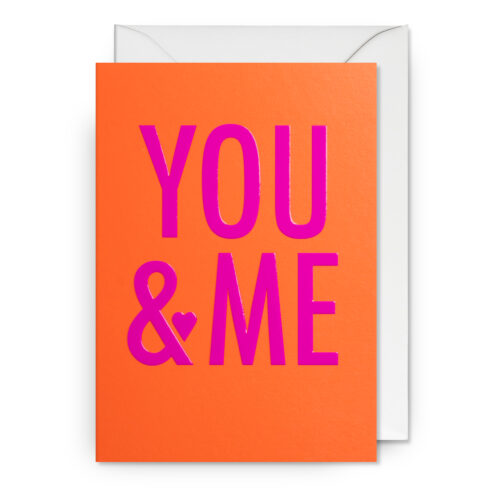 You & Me card illustrated by Postco for Lagom Design