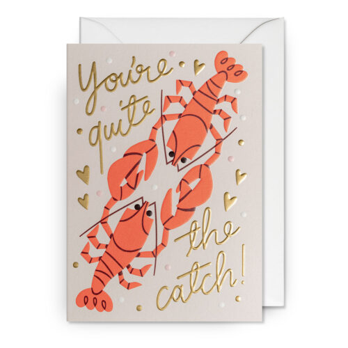 You're Quite the catch card illustrated by Mei Stoyva