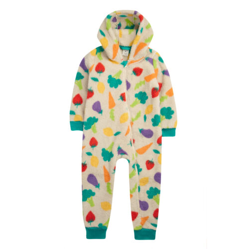 Frugi cosy ted snuggle suit veg patch new for SS2025