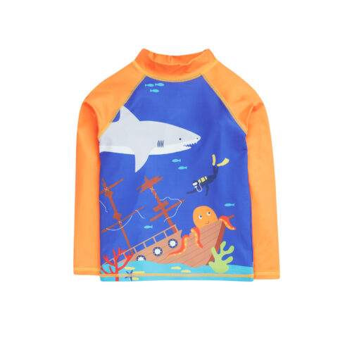 Frugi sun safe rash vest deep sea new for SS 2025