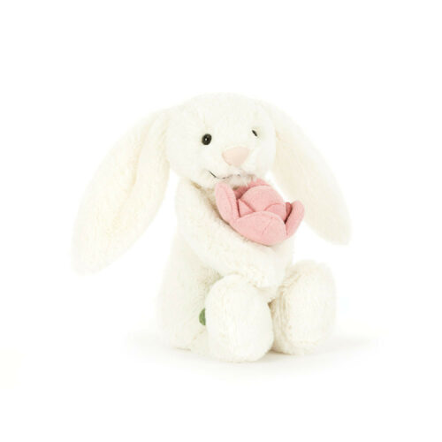 Jellycat small bashful bunny with peony