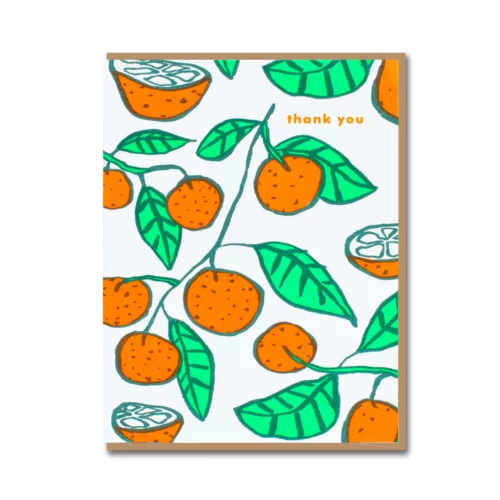 citrus thank you card by 1973