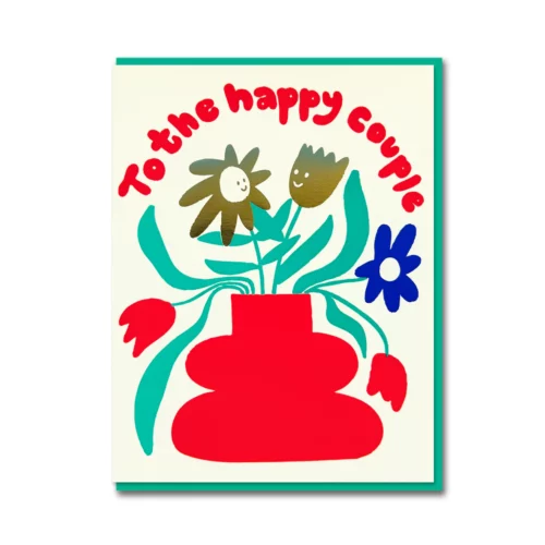 joyful flower love card by 1973