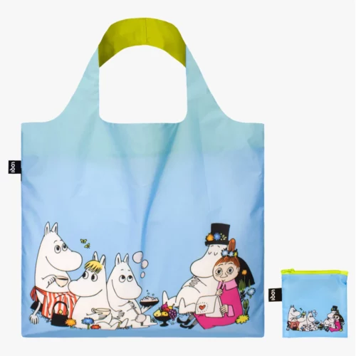 Loqi Moomin family shopper bag