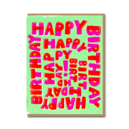 Spiral birthday card by 1973