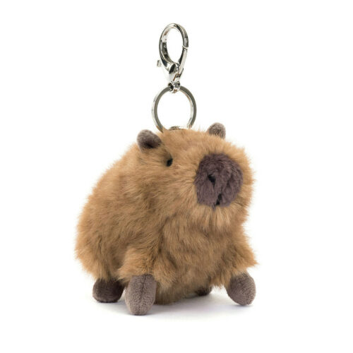 jellycat clyde capybara bag charm