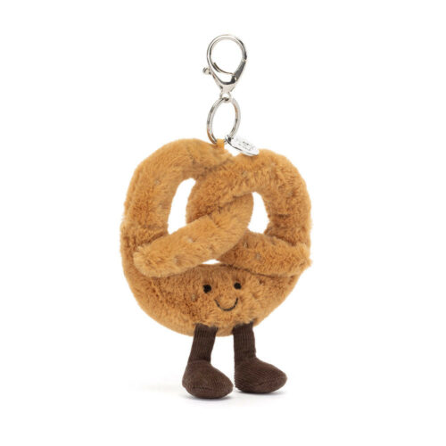 Jellycat amuseable pretzel bag charm