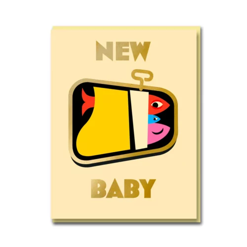 sardines new baby card by 1973