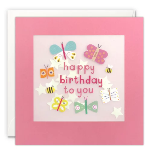shakies butterflies birthday card by james ellis