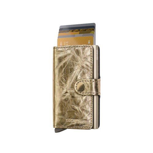 miniwallet crunch gold by secrid