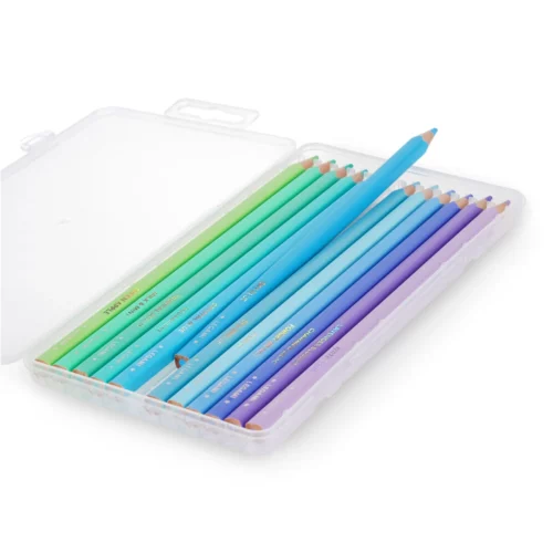 legami colouring pencils x 12 cyan
