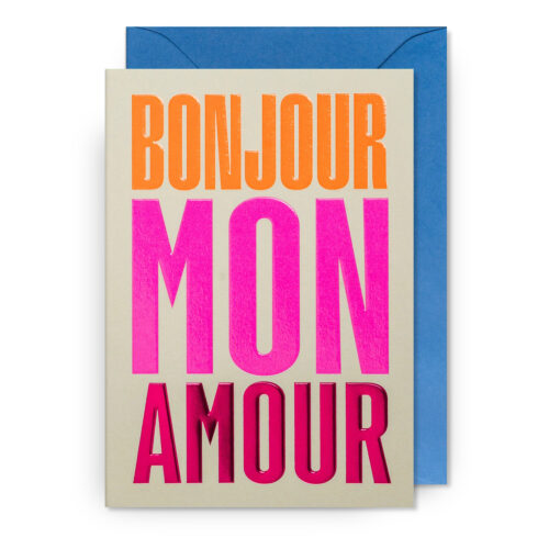 bonjour mon amour card by lagom