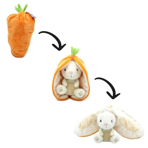 Flipetz Carrot bunny by Les Deglingos