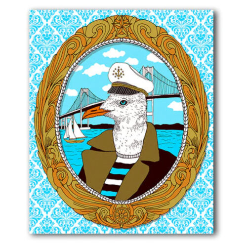 sea captain card by nico cards