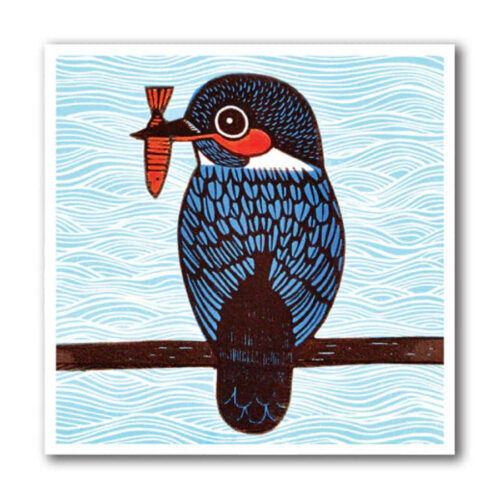 kingfisher card by nico cards