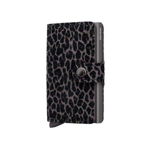 Secrid mini wallet leopard grey